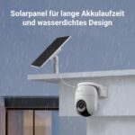 EZVIZ CB8 Lite 4MP PTZ Überwachungskamera mit Solarpanel – 360° Außenkamera kabellos – Bild 11