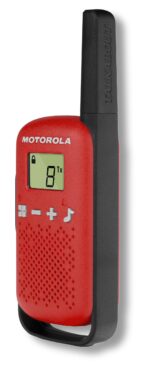 Motorola Talkabout T42 PMR446 Funkgerät – 16 Kanäle, 4 km Reichweite, 2er Set Rot – Bild 5