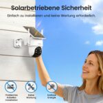aosu Solar Überwachungskamera 4er Set mit aosuBase – 360° PTZ, 2K, Auto-Tracking, Farb-Nachtsicht – Bild 8