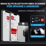 KINGBOLEN EDIAG Elite OBD2 Diagnosegerät – Bluetooth-Scanner mit 15 Reset-Funktionen für iPhone & Android – Bild 7