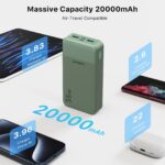 JUOVI 20000mAh Power Bank 35W mit USB-C – Schnellladung für alle Geräte – Bild 5