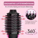 Sawop 4-in-1 Warmluftbürste mit Keramik & Ionentechnologie – Haartrockner & Styler – Bild 5
