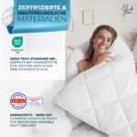 Glückstoff Sommerdecke 135x200 cm – Kühlende Bettdecke mit Öko-Tex Zertifikat – Bild 6