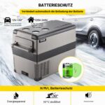 VEVOR 45L Kompressor-Kühlbox mit Gefrierfach – Tragbarer Autokühlschrank 12/24V & 230V – Bild 8