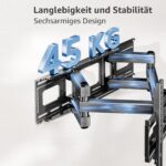 MOUNTUP TV-Wandhalterung 26-70 Zoll – Schwenkbar & Neigbar bis 45 kg – Bild 6