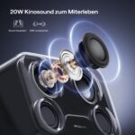 Aurzen Boom Mini 4-in-1 Smart Beamer – 500 ANSI Lumen, Google TV & 4K für Heimkino – Bild 9