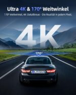 CIEVIE 4K Dashcam mit 360° Drehfunktion, 1,5" IPS Display & 5G WLAN – Frontkamera – Bild 3