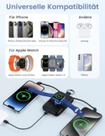 RORRY Powerbank 10000mAh mit PD 20W Schnellladung & Apple Watch Wireless Charger – Bild 8