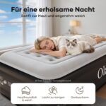 OlarHike Luftbett 90x200 cm mit integrierter Pumpe – Selbstaufblasende Gasmatratze für Camping & Gäste – Bild 3
