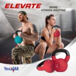 Yes4All Kettlebell 2-20 kg Gusseisen mit Neopren – Krafttraining für Zuhause – Bild 6