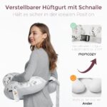 Momcozy Stillkissen mit Sicherheitsumrandung – Ergonomisches Mehrzweckkissen für Mutter & Baby – Bild 7