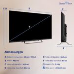 Smart Tech 40 Zoll Smart TV mit Full HD & Triple-Tuner – VIDAA LED Fernseher – Bild 3
