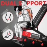 PASYOU Hantelbank Klappbar PA300 – 10in1 Multifunktions-Trainingsbank bis 230kg – Bild 5