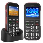 Ufferson Seniorenhandy GSM Dual SIM mit grossen Tasten – 1800 mAh Akku & SOS-Taste