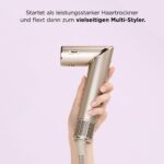 Shark FlexStyle 5-in-1 Luftstyler & Haartrockner mit Coanda-Technologie – Styling ohne Hitzeschäden, 1400W, Champagner HD446SLEU – Bild 3