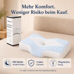 Hypuno Orthopädisches Nackenkissen mit Memory Foam – Ergonomisch für Seiten- & Rückenschläfer – Bild 8