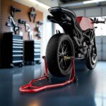 Wiltec Motorradständer Hinterrad 200-340 mm – Montageständer bis 450 kg – Bild 2
