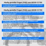 GEOID CC700 GPS Fahrradcomputer – 2,8" Farbdisplay, Route-Navigation & 25h Akku – Bild 2