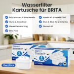 Magpixel Wasserfilter Kartusche 12er-Pack – BRITA kompatibel mit Kalkschutz – Bild 9