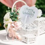 ZOOI Handfächer Hochzeit 36er Set – Herzförmige Papierfächer Weiss für Hochzeitsdeko – Bild 2