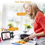 HelloBaby Babyphone mit Kamera – 3,2-Zoll-Display, Nachtsicht & 2-Wege-Audio ohne WLAN – Bild 6