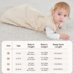 Unnivoll Babyschlafsack 1.5 Tog 67 cm 2er Pack – Wärmeschlafsack für Neugeborene 0-6 Monate – Bild 6