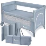 SEVERNO Kids Close to Mommy 2-in-1 Reisebett – Beistellbett & Kinderreisebett bis 15 kg