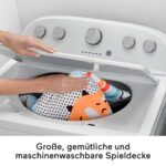 Fisher-Price Tierfreunde Kontrast-Spieldecke – 3-in-1 Spielbogen mit Musik & Licht ab Geburt – Bild 5