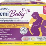 tetesept FemiBaby Kapseln + Tabletten – Umfassende Nährstoffversorgung für Kinderwunsch, Schwangerschaft & Stillzeit, 90 St.