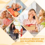 Auxmir Kosmetikspiegel 30X/1X mit LED-Beleuchtung – Dimmbar Schminkspiegel für Zuhause & Reisen – Bild 10