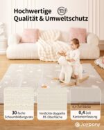Joypony Krabbelmatte 150x180 cm – Faltbare Spielmatte wasserdicht & rutschfest für Babys – Bild 4