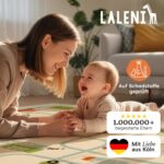 Laleni Krabbelmatte 120x150 cm – Wasserdichte Spielmatte Baby mit Wärmeschutz – Bild 9
