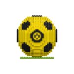 FOCO Borussia Dortmund 3D-Fussball BRXLZ-Bausatz – 687 Teile Konstruktionsspielzeug für Fans ab 12 Jahren – Bild 3