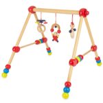 Bieco Spieltrapez Holz höhenverstellbar – Activity Center Baby Gym von Geburt an
