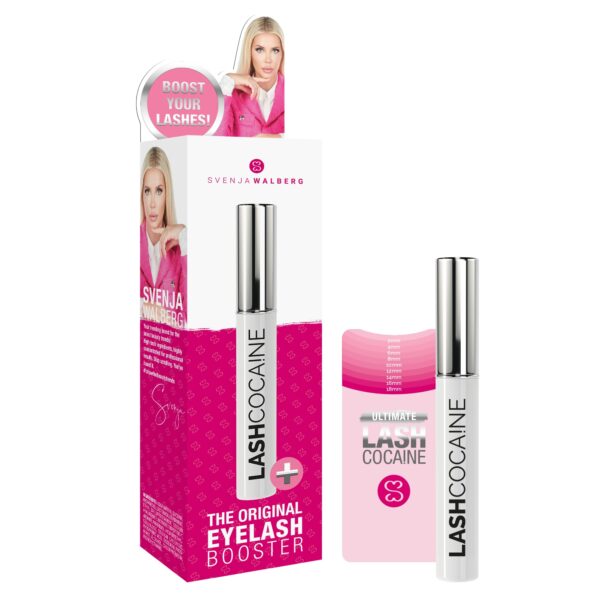 LASHCOCA!NE PROFI Wimpernserum mit PRO-Formel & 2-fach Wirkansatz – Lash Booster für längere & vollere Wimpern – Vegan, Made in Germany by Svenja Walberg