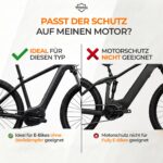 E-Bike Transportschutz Set 3-teilig – Motor, Akku & Lenker Schutzhüllen von Wheeloo – Bild 5