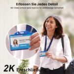 aosu 2K HD Smarte Türklingel mit Kamera – Kabellos mit KI-Erkennung & Nachtsicht – Bild 2