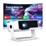 ZDK 2026 4K Mini Beamer mit Android 14 – Tragbarer Heimkino Projektor mit 270° Ständer