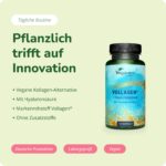 Vegavero Vegane Kollagen Kapseln hochdosiert mit Vollagen & Hyaluronsäure – Deutsche Produktion – Bild 2
