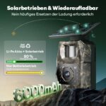 MAXDONE Wildkamera 4K 64MP mit Solarpanel & App-Steuerung – Nachtsicht bis 20m für Wildbeobachtung – Bild 2
