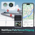 BOTSLAB 4K Dashcam Vorne & Hinten mit STARVIS 2 – GPS, 5,8GHz WiFi & Nachtsicht – Bild 6