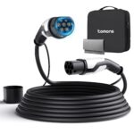 tomons Typ 2 Ladekabel 11 kW 5 m – Schnellladen für alle EV & PHEV mit Tragetasche