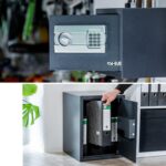 HMF Safe Möbeltresor 31 x 20 cm mit Elektronikschloss – Sicherer Dokumentenschrank für Zuhause & Büro – Bild 8