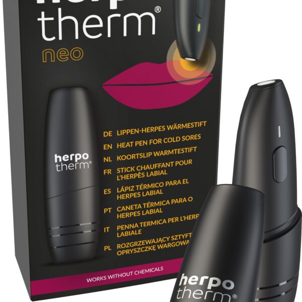 Herpotherm neo Herpesstift – Medizinprodukt mit konzentrierter Wärme gegen Lippenherpes, chemiefrei & dermatologisch getestet
