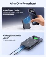 Eissix MagSafe Powerbank 12000mAh – Kabelloses Schnellladen für iPhone mit PD 22.5W – Bild 3