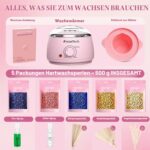 iFanzeTech Waxing Set mit Wachswärmer & 5 Wachsbeutel – Professionelle Haarentfernung für Zuhause – Bild 2