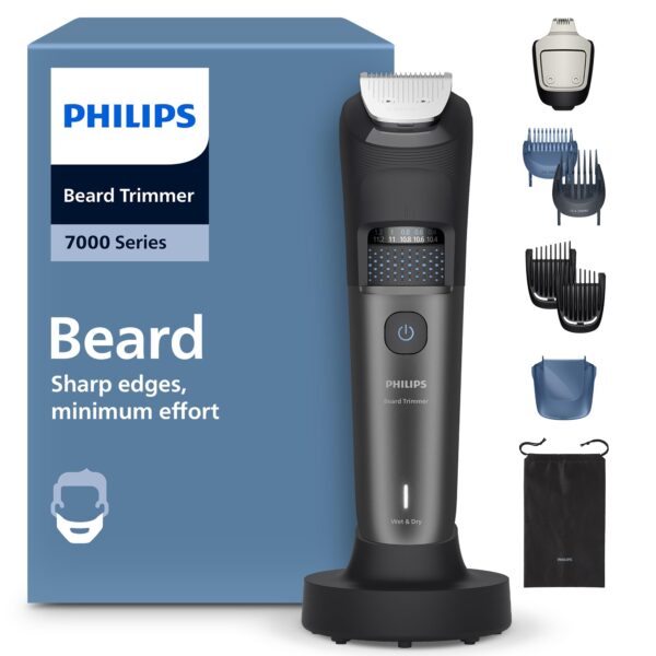 Philips Bartschneider 7000er-Serie BT7660/15 – Selbstschärfende Klingen & BeardSense-Technologie