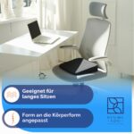 Sitzkeilkissen Auto von DYNMC you – Ergonomische Rückenstütze für aufrechte Sitzhaltung – Bild 8