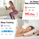 Jugeman Smartwatch 1.91" HD – Fitness Tracker mit Herzfrequenz, 110+ Sportmodi & IP68 Wasserdicht – Bild 6
