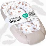balelu Babynest 100x58 cm – OEKO-TEX Baumwolle, maschinenwaschbar für Neugeborene
